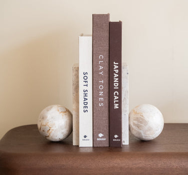 Set van 2 - Bookend Ball Marmer - Things I Like Things I Love