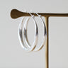 Set van 2 Circle Hoops Silver - Things I Like Things I Love