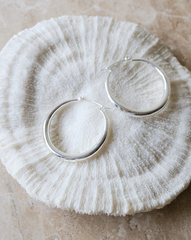 Set van 2 Circle Hoops Silver - Things I Like Things I Love