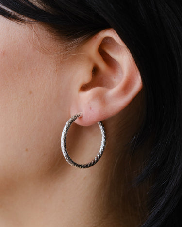 Set van 2 Hilly Hoop Earrings Silver - Things I Like Things I Love