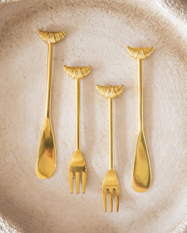 SET VAN 2 - Vorkjes Croissant Messing - Things I Like Things I Love