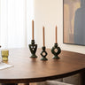 SET VAN 3 - Bloomingville Kandelaar Weio Groen - Things I Like Things I Love