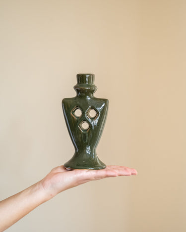 SET VAN 3 - Bloomingville Kandelaar Weio Groen - Things I Like Things I Love
