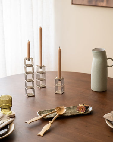 Set van 3 - Kandelaar Wireworks Chroom - Things I Like Things I Love
