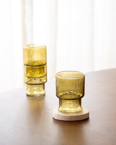 SET VAN 4 – Drinkglazen Estran Groen - Things I Like Things I Love