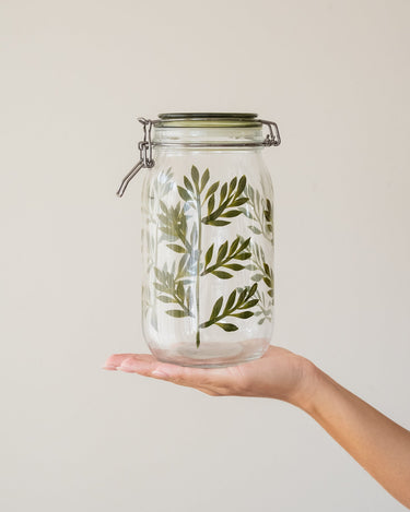 SET VAN 4 - Voorraadpotten Botanisch - Things I Like Things I Love