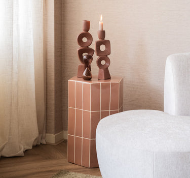Side Table Plu Tiles Old Pink - Things I Like Things I Love