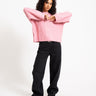 Sigga Diverse Crew Neck Knit Orchid Smoke - Things I Like Things I Love