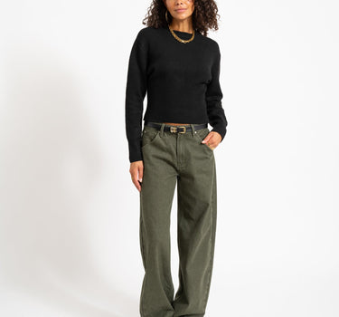 Sloan O-Neck Knit Black - Things I Like Things I Love