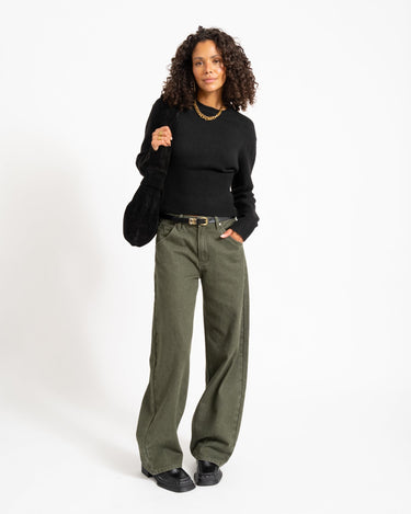 Sloan O-Neck Knit Black - Things I Like Things I Love