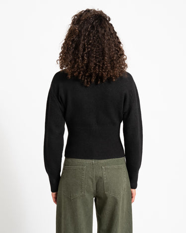 Sloan O-Neck Knit Black - Things I Like Things I Love