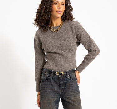 Sloan O-Neck Knit Morel - Things I Like Things I Love