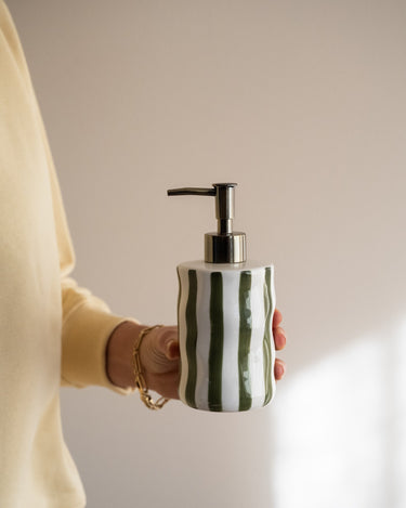 Soap Dispenser Corfu Green - Things I Like Things I Love