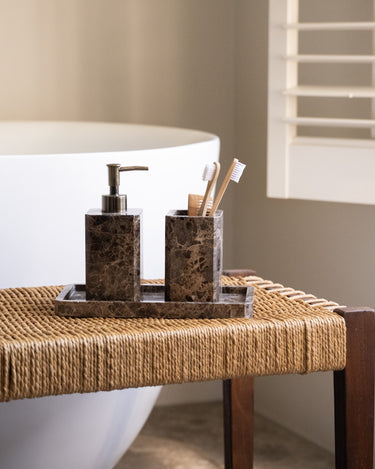 Soap Dispenser Royal Marble Brown - Things I Like Things I Love