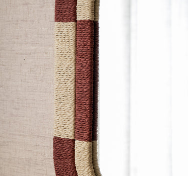 Spiegel Tess Gevlochten Bordeaux - Things I Like Things I Love