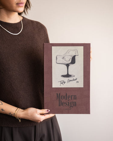 Storage Book Modern Design Burgundy - Things I Like Things I Love