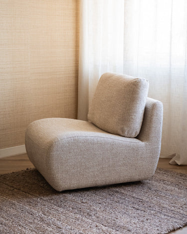 Swivel Lounge Chair Lucia Beige - Things I Like Things I Love