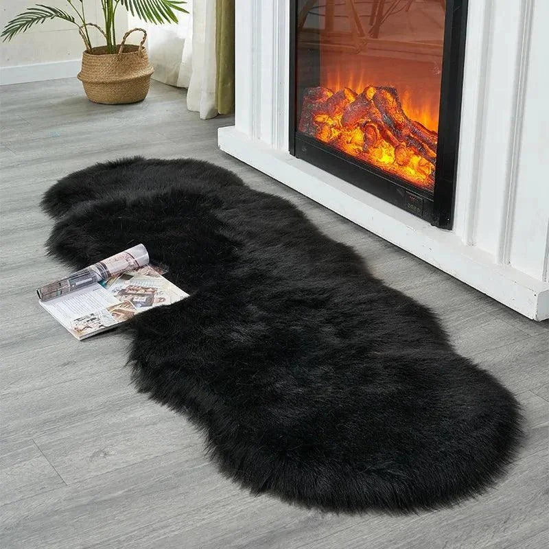 Tapete Absorvente Antiderrapante para Banheiro Estilo Moderno Lenogue Preto / 60x140 Cm