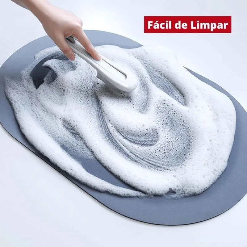 Tapete Antiderrapante Premium com 3 Camadas Oval Lenogue