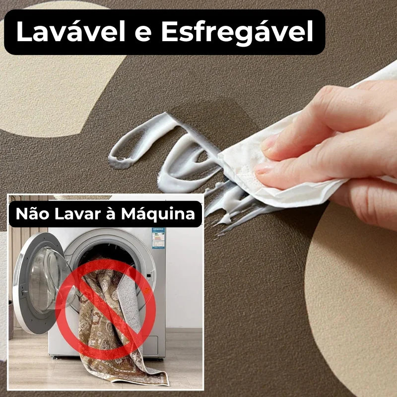 Tapete de Banheiro Minimalista Antiderrapante com Secagem Rápida Lenogue