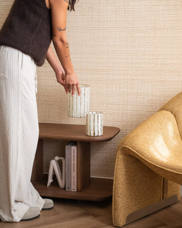 Tealight Holder Dinor Beige - Things I Like Things I Love