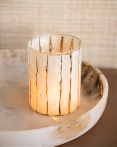 Tealight Holder Dinor Beige - Things I Like Things I Love