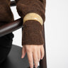 TILTIL Acrylic Roundy Bangle Honey Yellow - Things I Like Things I Love