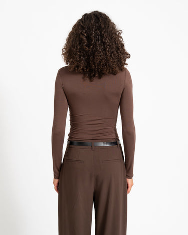 TILTIL Anni Higneck Longsleeve Brown - Things I Like Things I Love