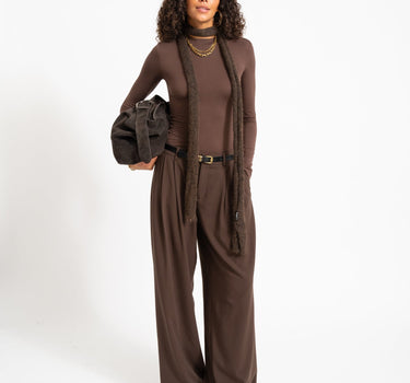 TILTIL Anni Higneck Longsleeve Brown - Things I Like Things I Love