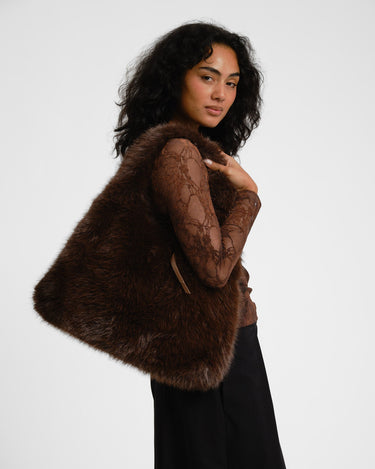 TILTIL Bag Furry Brown - Things I Like Things I Love