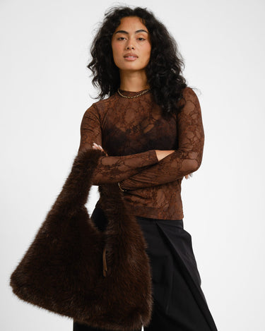 TILTIL Bag Furry Brown - Things I Like Things I Love
