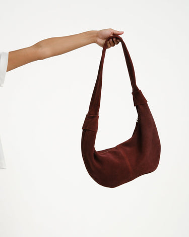 TILTIL Bag Leila REAL SUEDE Aubergine - Things I Like Things I Love