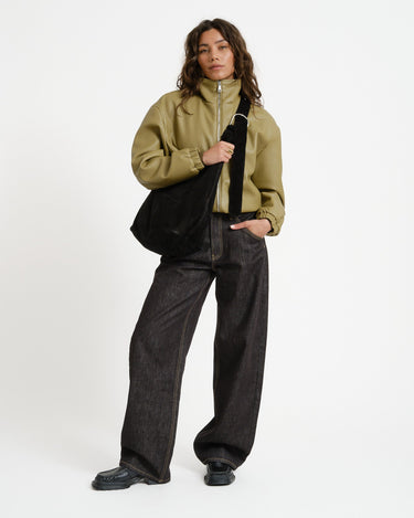 TILTIL Bag Yuki Buckle Suede Black - Things I Like Things I Love