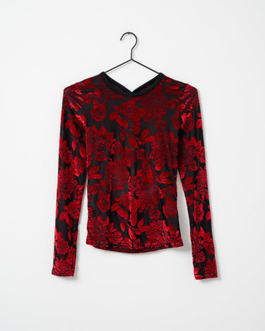 TILTIL Baro Longsleeve Open Back Red - Things I Like Things I Love