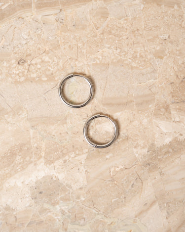 TILTIL Basic Hoopy Rhodium Silver - Things I Like Things I Love