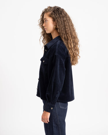 TILTIL Charly Corduroy Blouse Donkerblauw - Things I Like Things I Love
