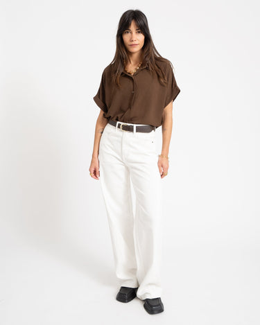 TILTIL Ciara Blouse Brown - Things I Like Things I Love