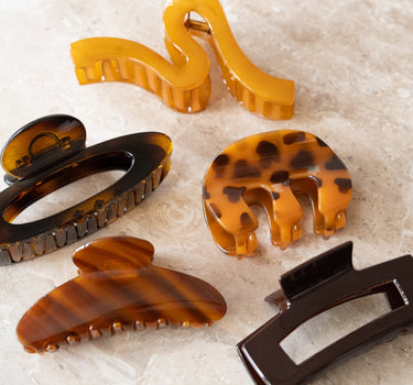 TILTIL Claw Clip Croissant Bruin - Things I Like Things I Love