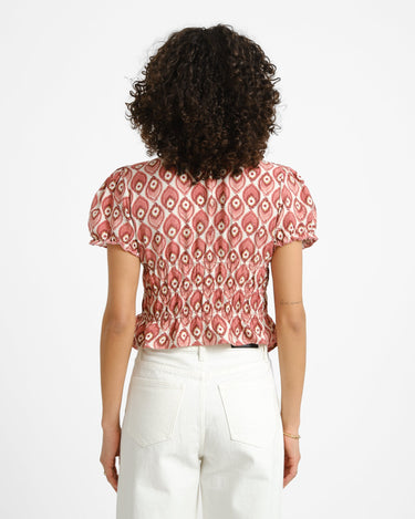 TILTIL Erla Short Sleeve Blouse Pink - Things I Like Things I Love