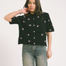 TILTIL Flower Knit Black One Size - Things I Like Things I Love