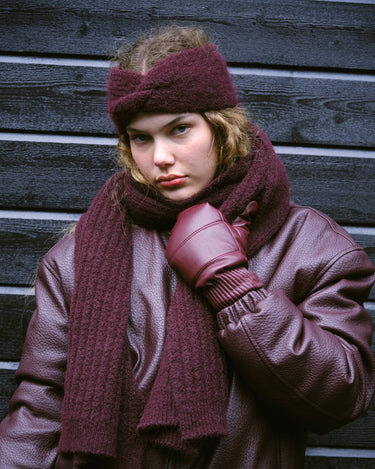 TILTIL Headband Knitted Zoey Bordeaux - Things I Like Things I Love