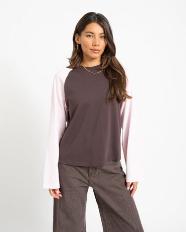 TILTIL Heavy Doka Raglan Bruin - Things I Like Things I Love