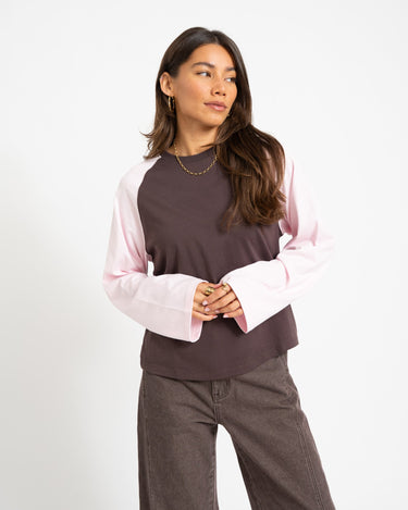 TILTIL Heavy Doka Raglan Bruin - Things I Like Things I Love