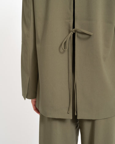 TILTIL Indy Open Back Blazer Groen - Things I Like Things I Love