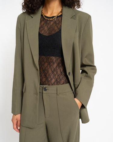 TILTIL Indy Open Back Blazer Groen - Things I Like Things I Love