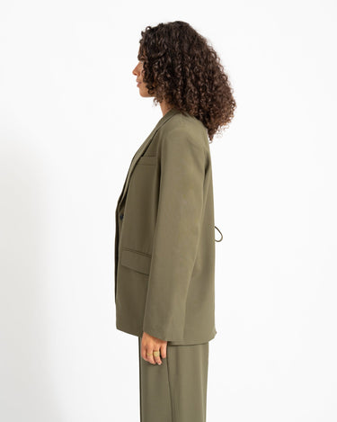 TILTIL Indy Open Back Blazer Groen - Things I Like Things I Love