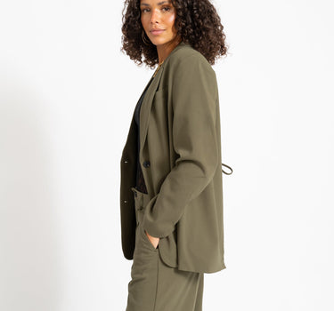 TILTIL Indy Open Back Blazer Groen - Things I Like Things I Love