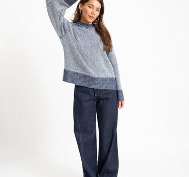 TILTIL Jackie Oversized Knit Pullover Blauw - Things I Like Things I Love
