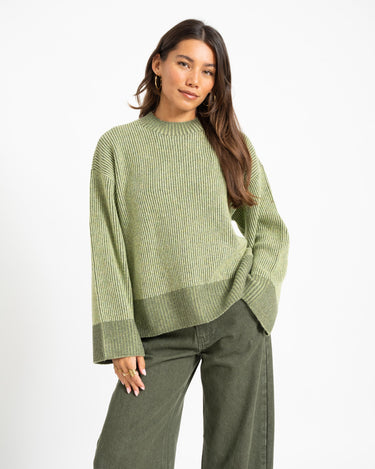 TILTIL Jackie Oversized Knit Pullover Groen - Things I Like Things I Love