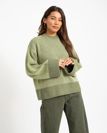 TILTIL Jackie Oversized Knit Pullover Groen - Things I Like Things I Love